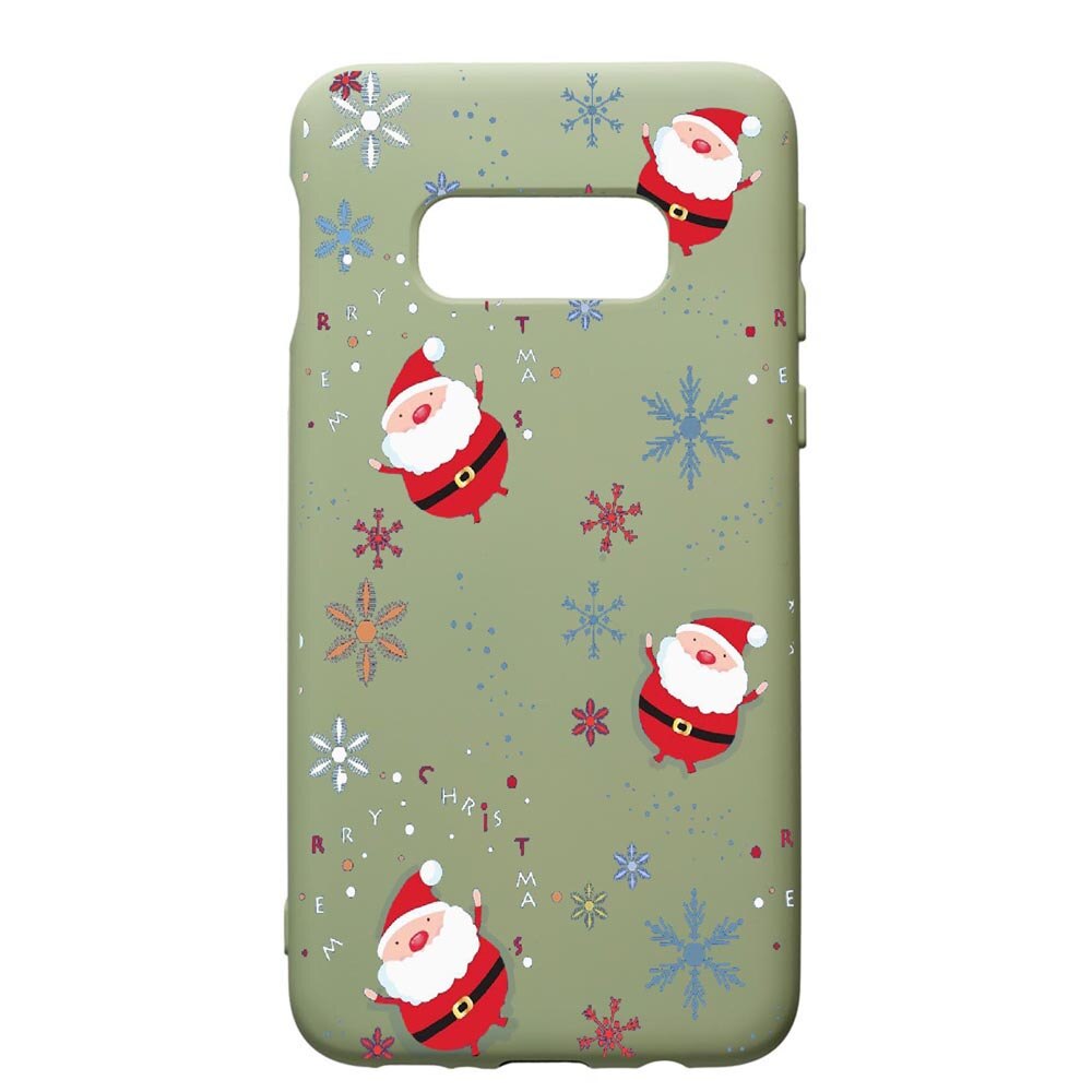 Husa de protectie Samsung Galaxy S10, Xmas, silicon, cu interiorul din material textil, protectie camera, Beryl, PGR308