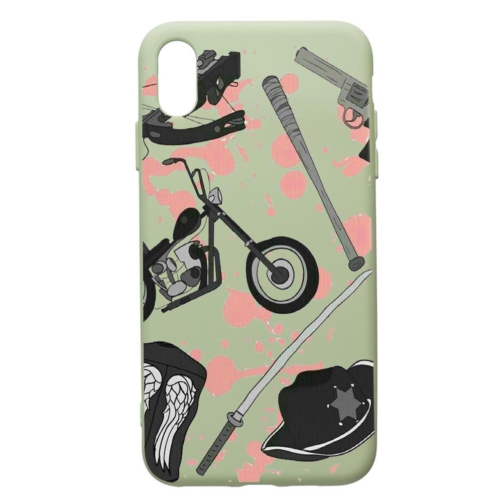 Husa de protectie Huawei Y6 2019, The Walking Dead, silicon, cu interiorul din material textil, protectie camera, Beryl, PGR307