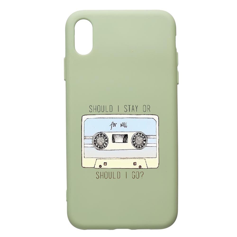 Husa de protectie Apple iPhone XS Max, Stranger Things, silicon, cu interiorul din material textil, protectie camera, Beryl, PGR305