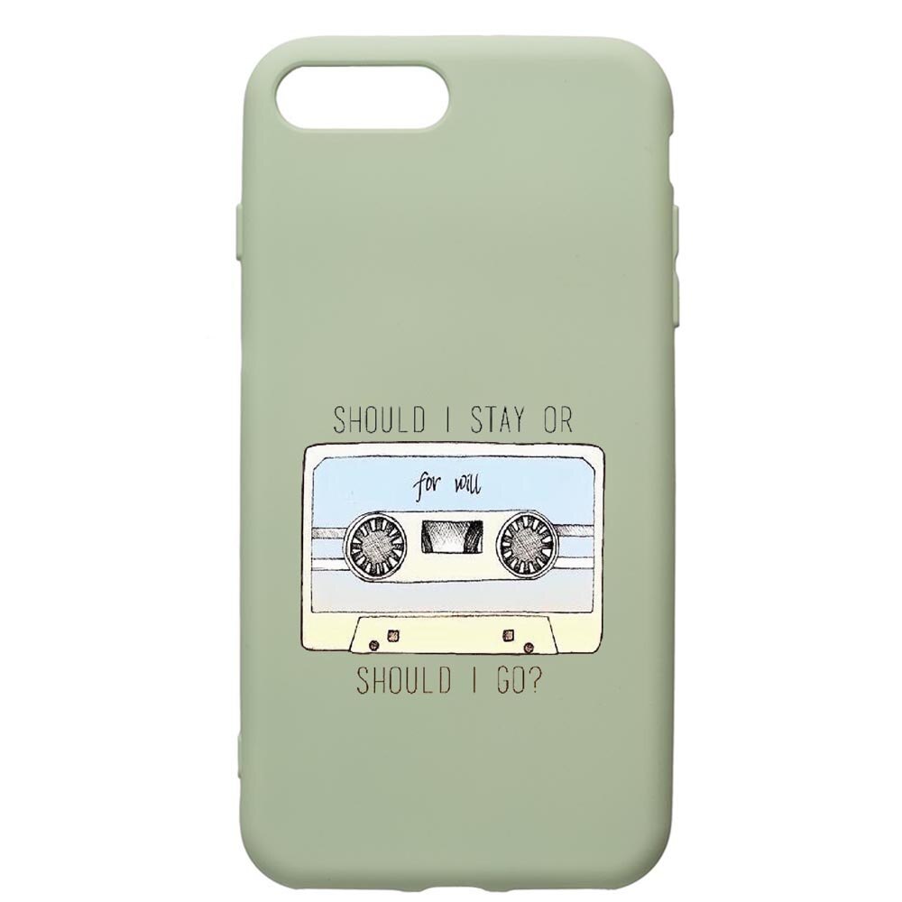 Husa de protectie Apple iPhone 8 Plus / iPhone 7 Plus, Stranger Things, silicon, cu interiorul din material textil, protectie camera, Beryl, PGR305