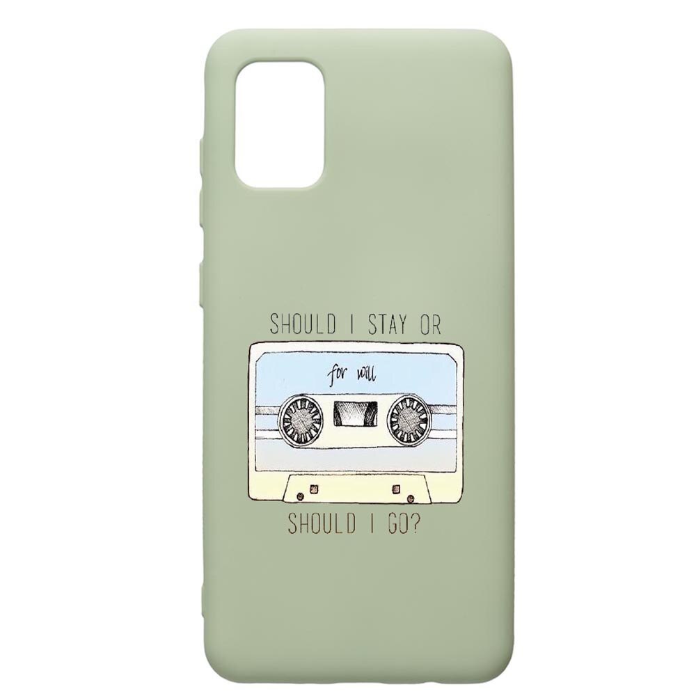 Husa de protectie Samsung Galaxy A41, Stranger Things, silicon, cu interiorul din material textil, protectie camera, Beryl, PGR305
