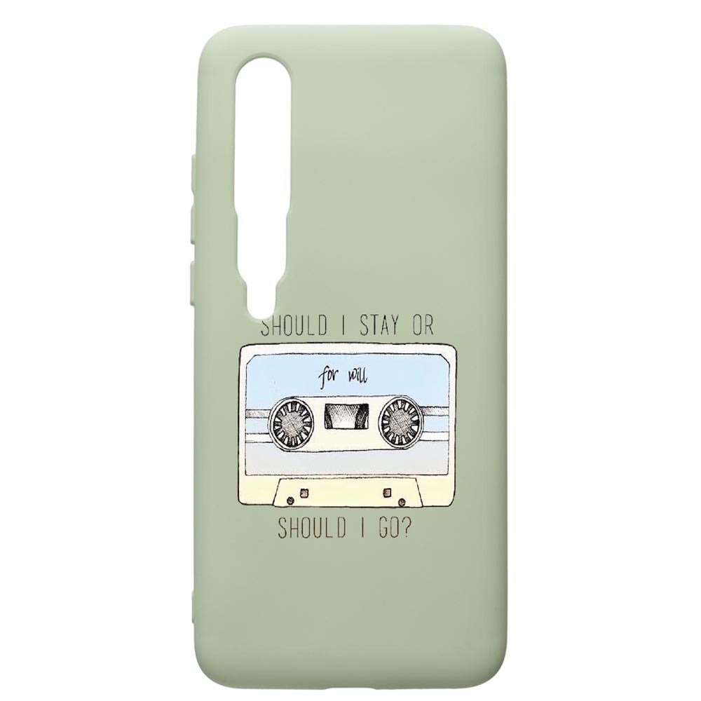 Husa de protectie Xiaomi Mi 10 / Mi 10 Pro, Stranger Things, silicon, cu interiorul din material textil, protectie camera, Beryl, PGR305
