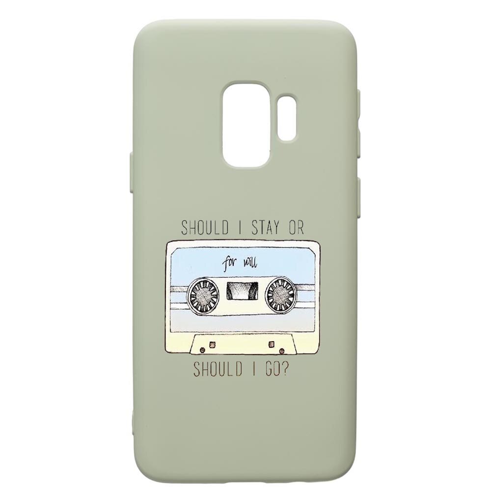Husa de protectie Samsung Galaxy S9, Stranger Things, silicon, cu interiorul din material textil, protectie camera, Beryl, PGR305