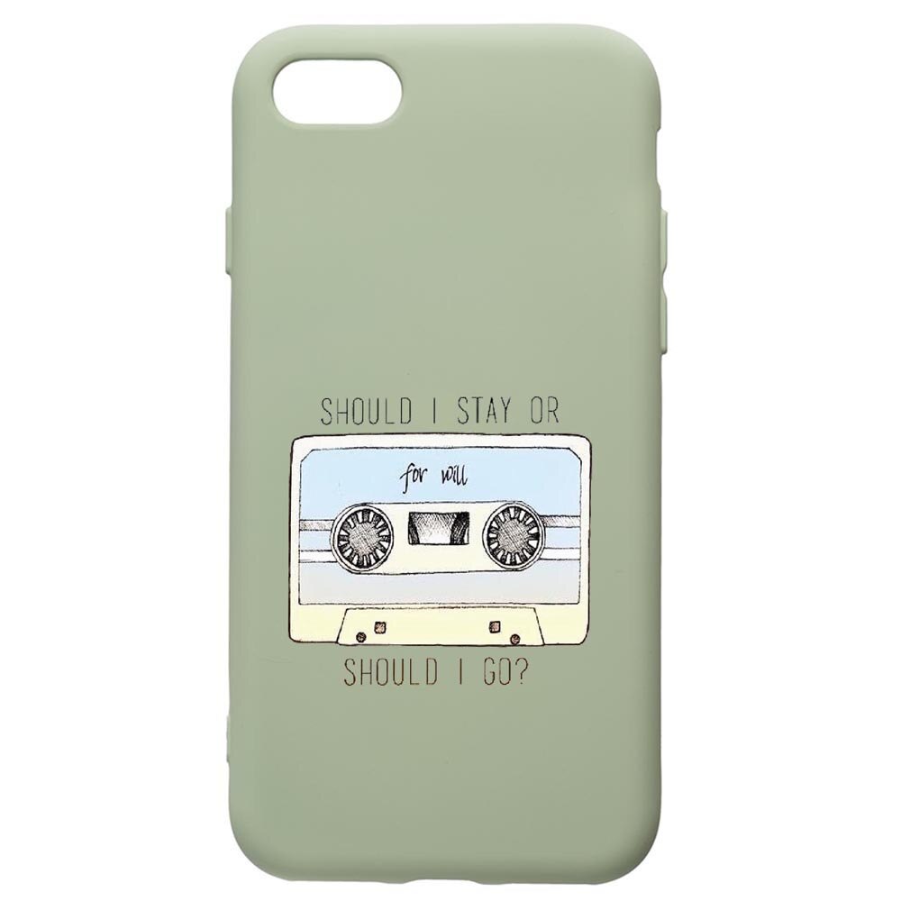 Husa de protectie Apple iPhone SE 2 / iPhone 8 / iPhone 7, Stranger Things, silicon, cu interiorul din material textil, protectie camera, Beryl, PGR305