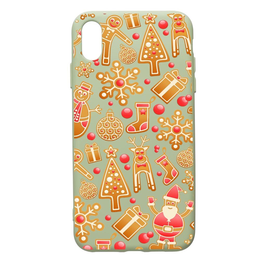 Husa de protectie Huawei Y6 2019, Xmas, silicon, cu interiorul din material textil, protectie camera, Beryl, PGR317