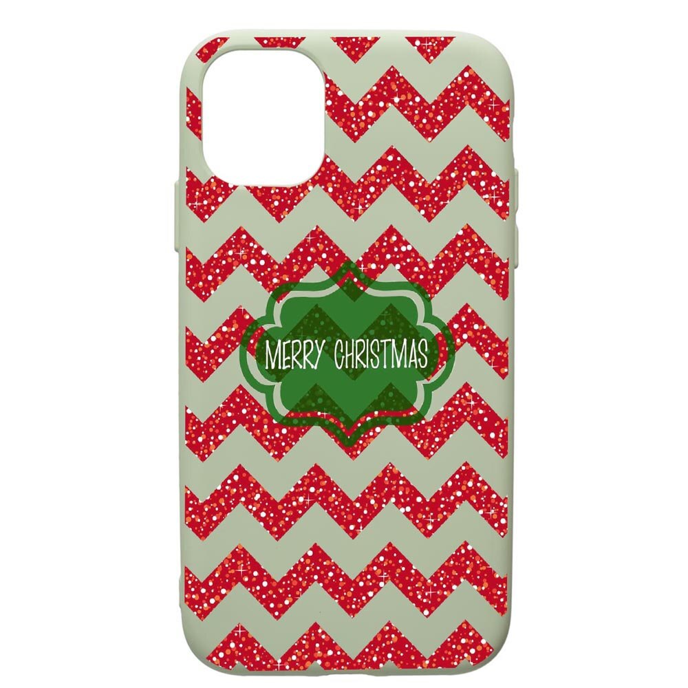 Husa de protectie Apple iPhone 11 Pro, Xmas, silicon, cu interiorul din material textil, protectie camera, Beryl, PGR316