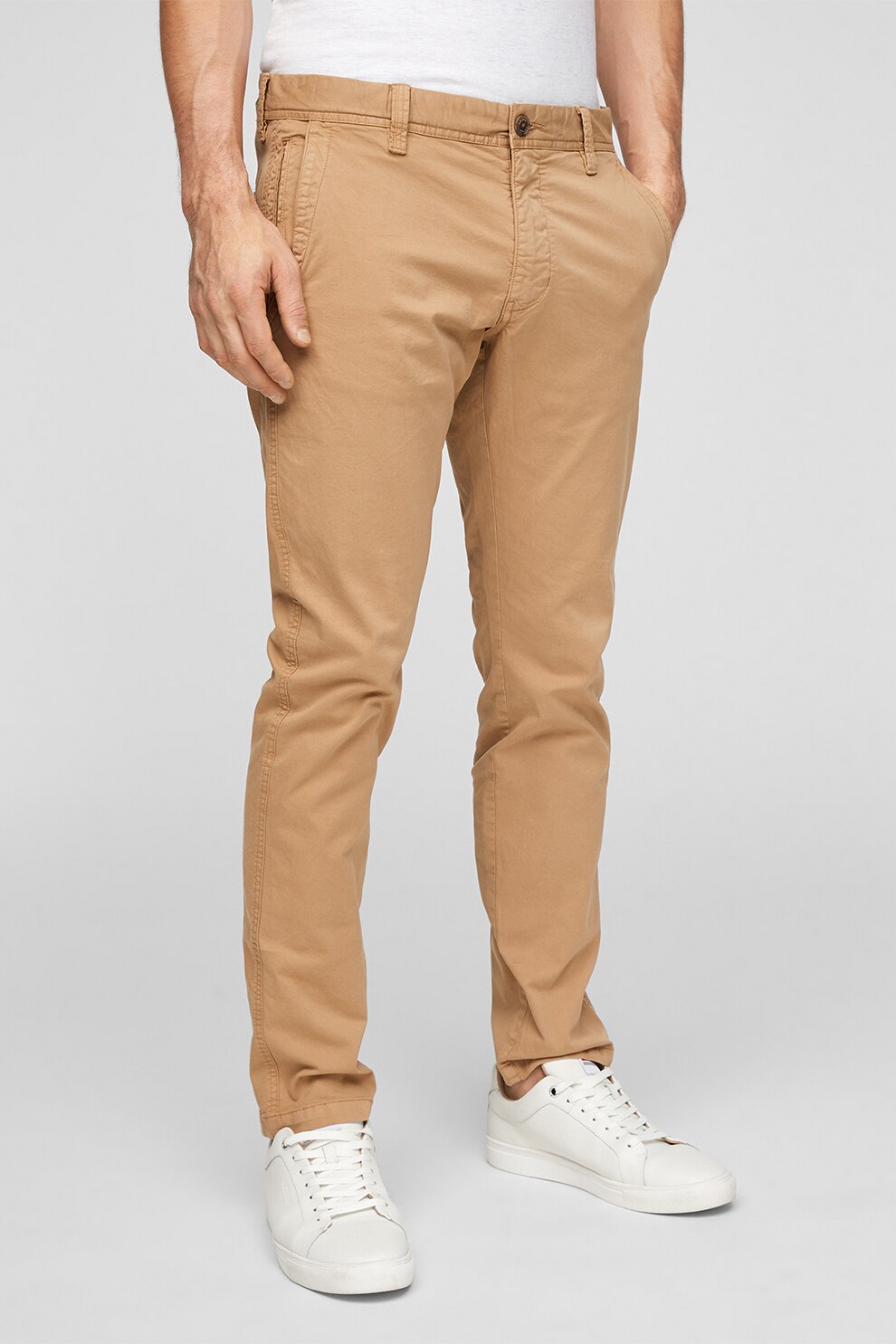 s.Oliver, Pantaloni chino regular fit, Bej, W33-L32