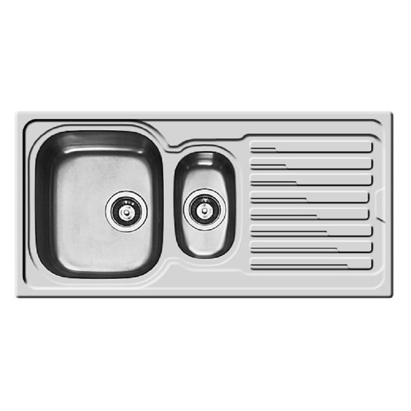 Chiuveta bucatarie Pyramis AMALTIA, 1000x500mm, adancime 180mm, reversibila, montare pe blat, inox, finisaj lucios