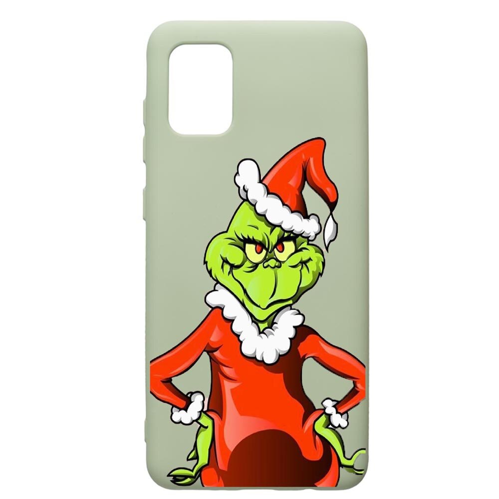 Husa de protectie Samsung Galaxy A71, Xmas, silicon, cu interiorul din material textil, protectie camera, Beryl, PGR322