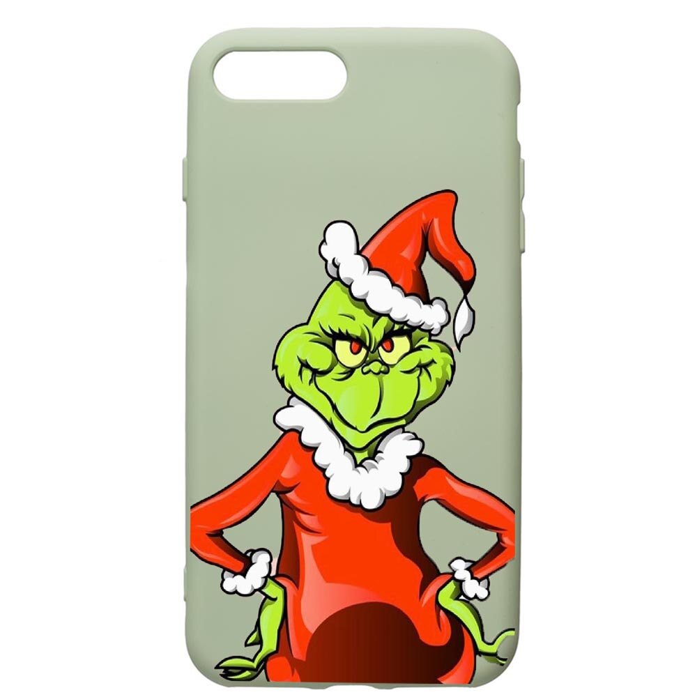 Husa de protectie Apple iPhone 8 Plus / iPhone 7 Plus, Xmas, silicon, cu interiorul din material textil, protectie camera, Beryl, PGR322