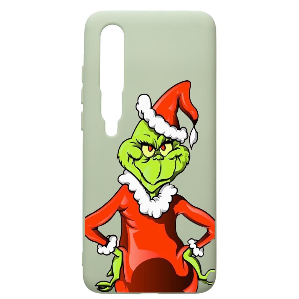 Husa de protectie Xiaomi Mi 10 / Mi 10 Pro, Xmas, silicon, cu interiorul din material textil, protectie camera, Beryl, PGR322