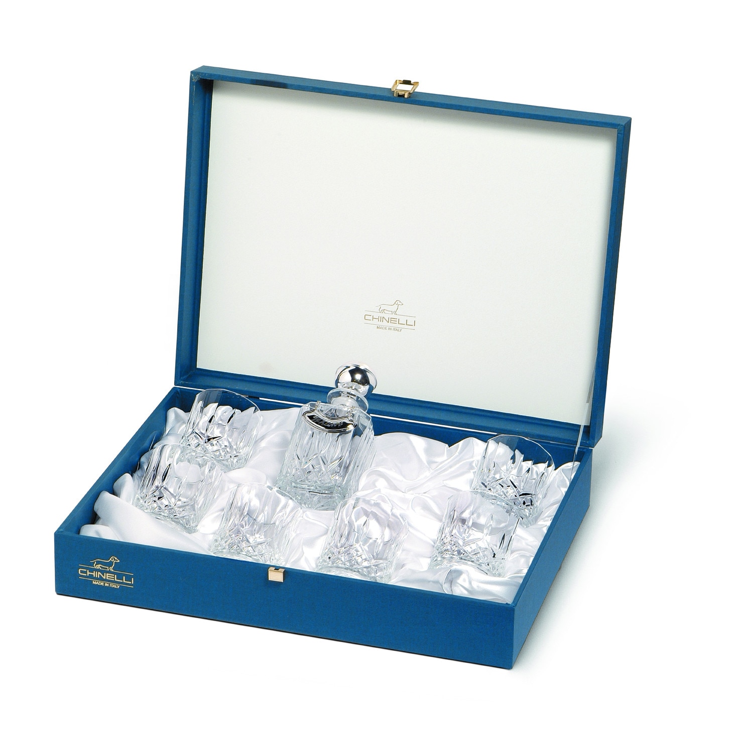 Set pahare cristal whisky , pentru 6 persoane, plus carafa, colectia Opera