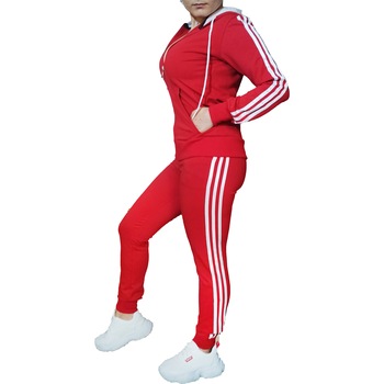 Trening dama Brianne, sport, doua piese, Rosu Trening dama Brianne, sport, doua piese, Rosu