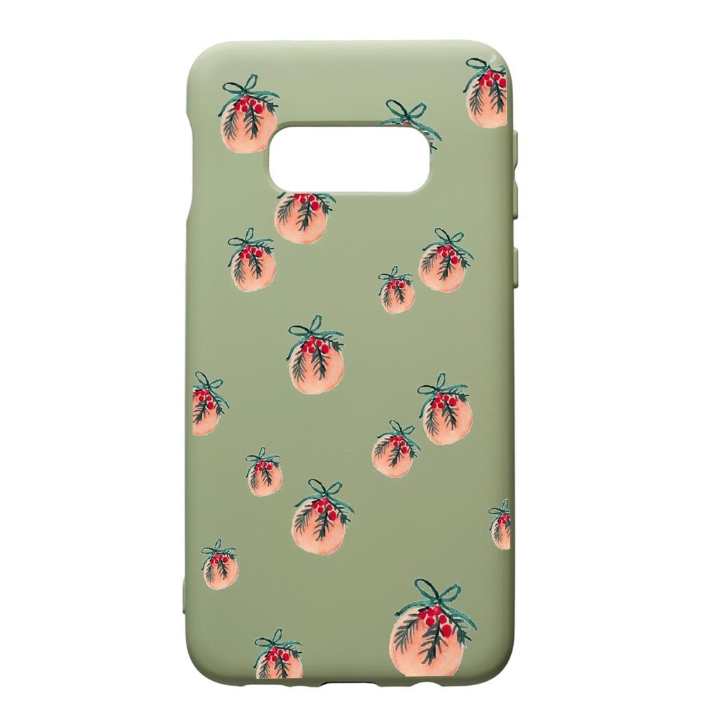 Husa de protectie Samsung Galaxy S10E, Xmas, silicon, cu interiorul din material textil, protectie camera, Beryl, PGR339