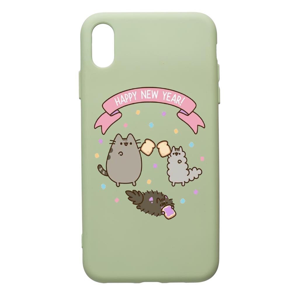 Husa de protectie Samsung Galaxy A10, Happy New Year, silicon, cu interiorul din material textil, protectie camera, Beryl, PGR356