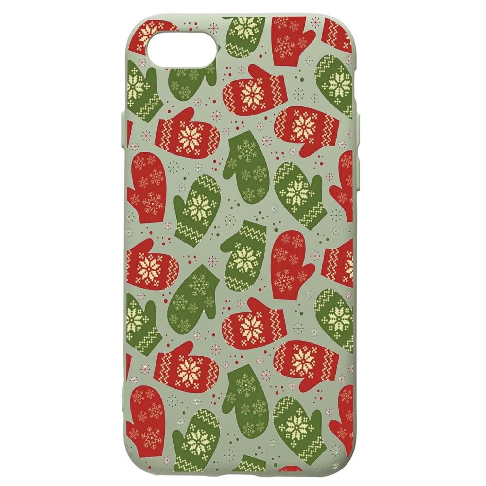 Husa de protectie Apple iPhone SE 2 / iPhone 8 / iPhone 7, Manus, silicon, cu interiorul din material textil, protectie camera, Beryl, PGR352