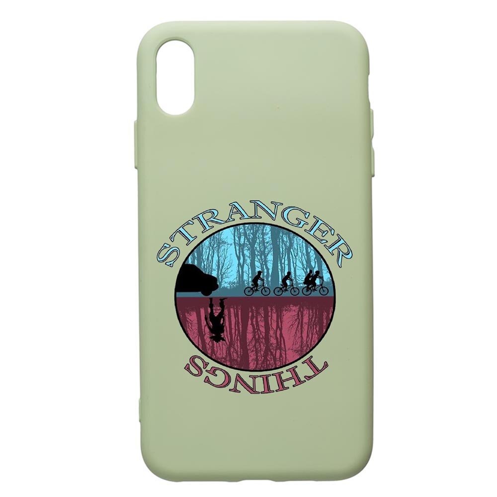 Husa de protectie Samsung Galaxy A10, Stranger Things, silicon, cu interiorul din material textil, protectie camera, Beryl, PGR368