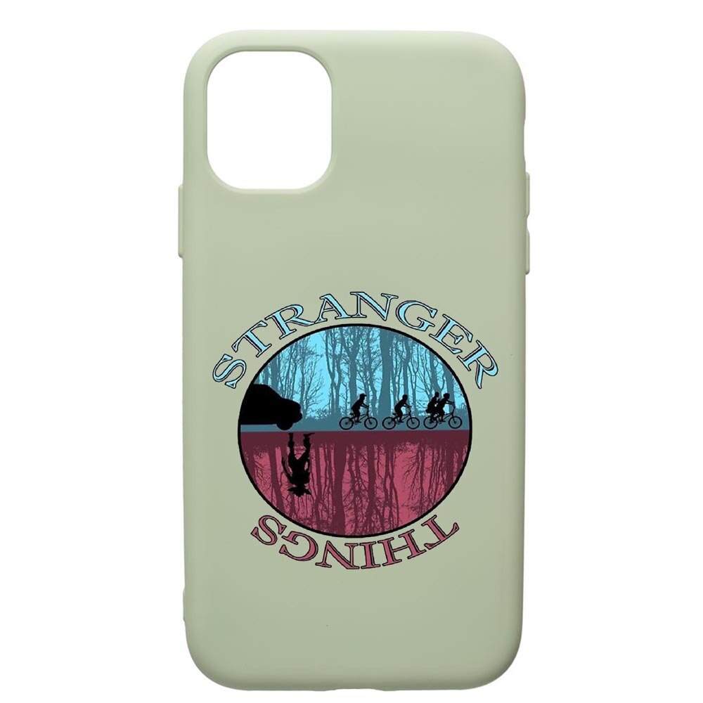 Husa de protectie Apple iPhone 12 Pro Max, Stranger Things, silicon, cu interiorul din material textil, protectie camera, Beryl, PGR368