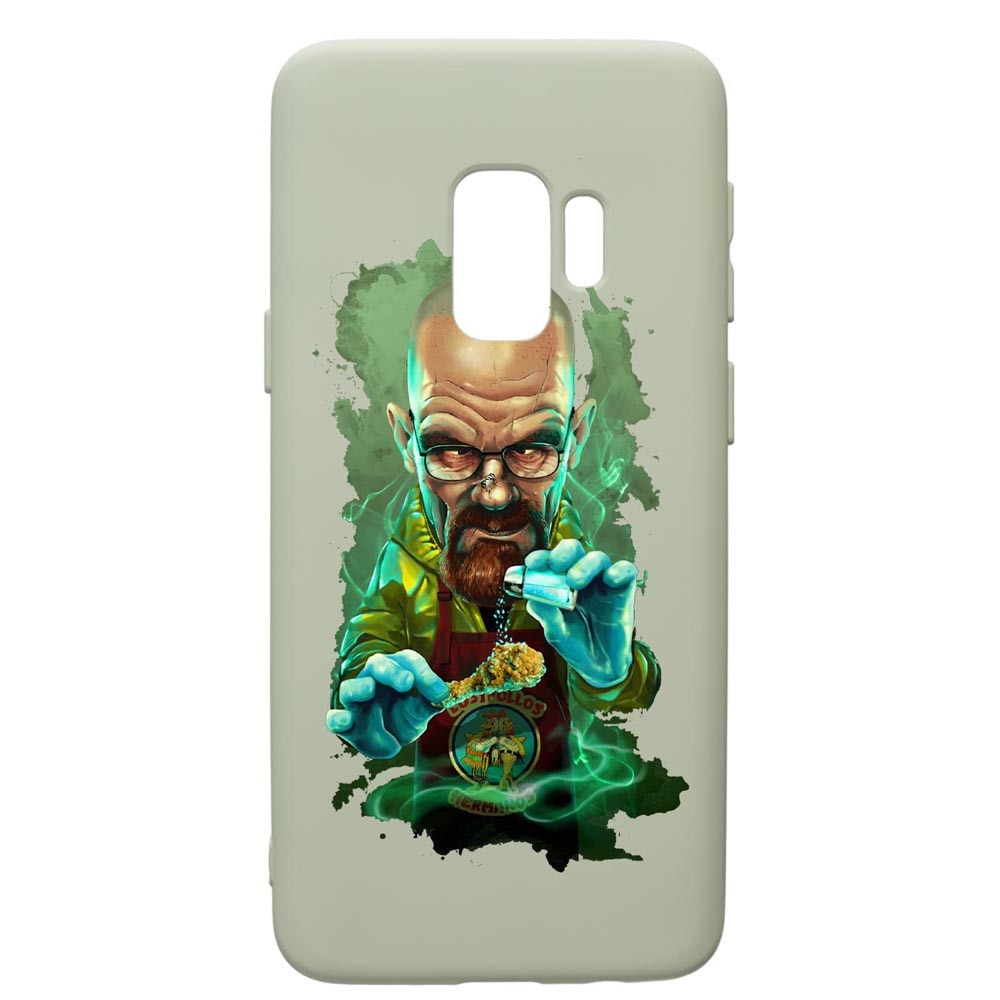 Husa de protectie Samsung Galaxy S9, Breaking Bad, silicon, cu interiorul din material textil, protectie camera, Beryl, PGR367