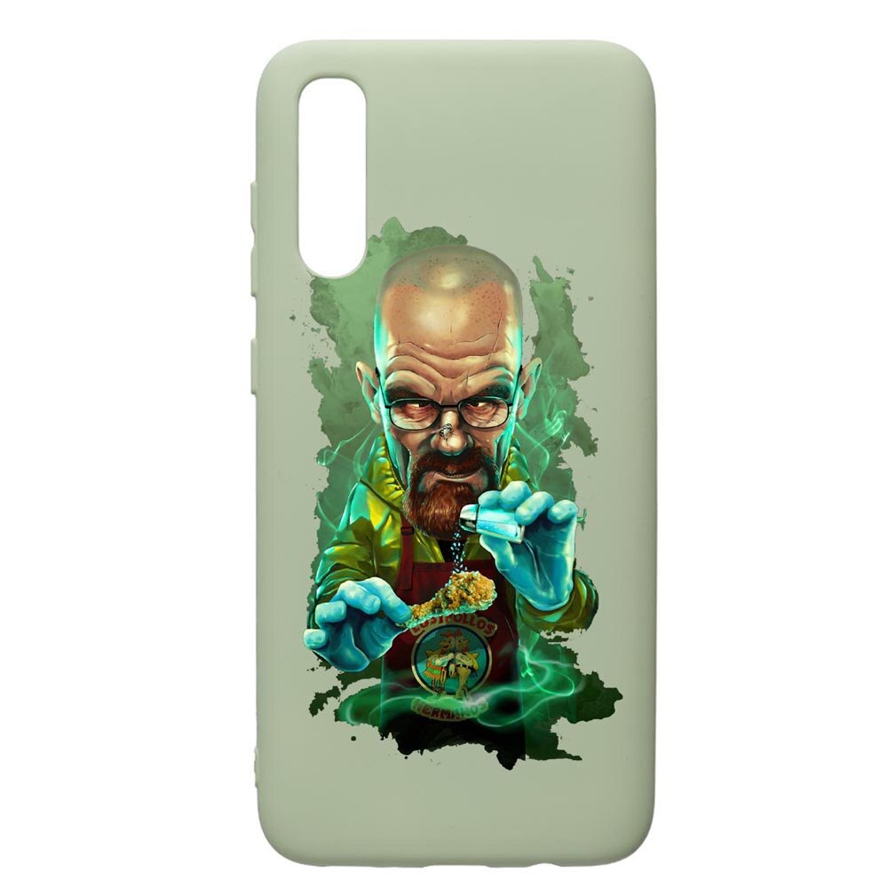 Husa de protectie Samsung Galaxy A70, Breaking Bad, silicon, cu interiorul din material textil, protectie camera, Beryl, PGR367