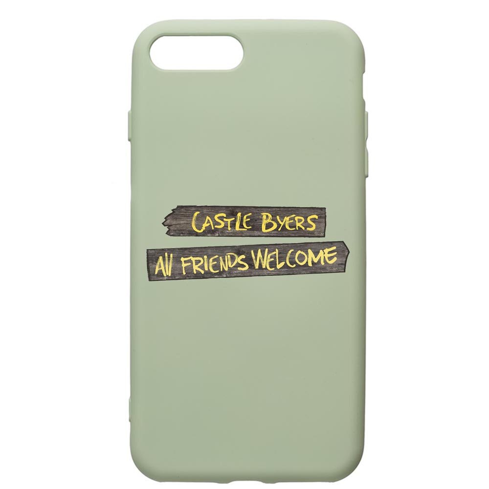 Husa de protectie Apple iPhone 8 Plus / iPhone 7 Plus, Stranger Things, silicon, cu interiorul din material textil, protectie camera, Beryl, PGR375