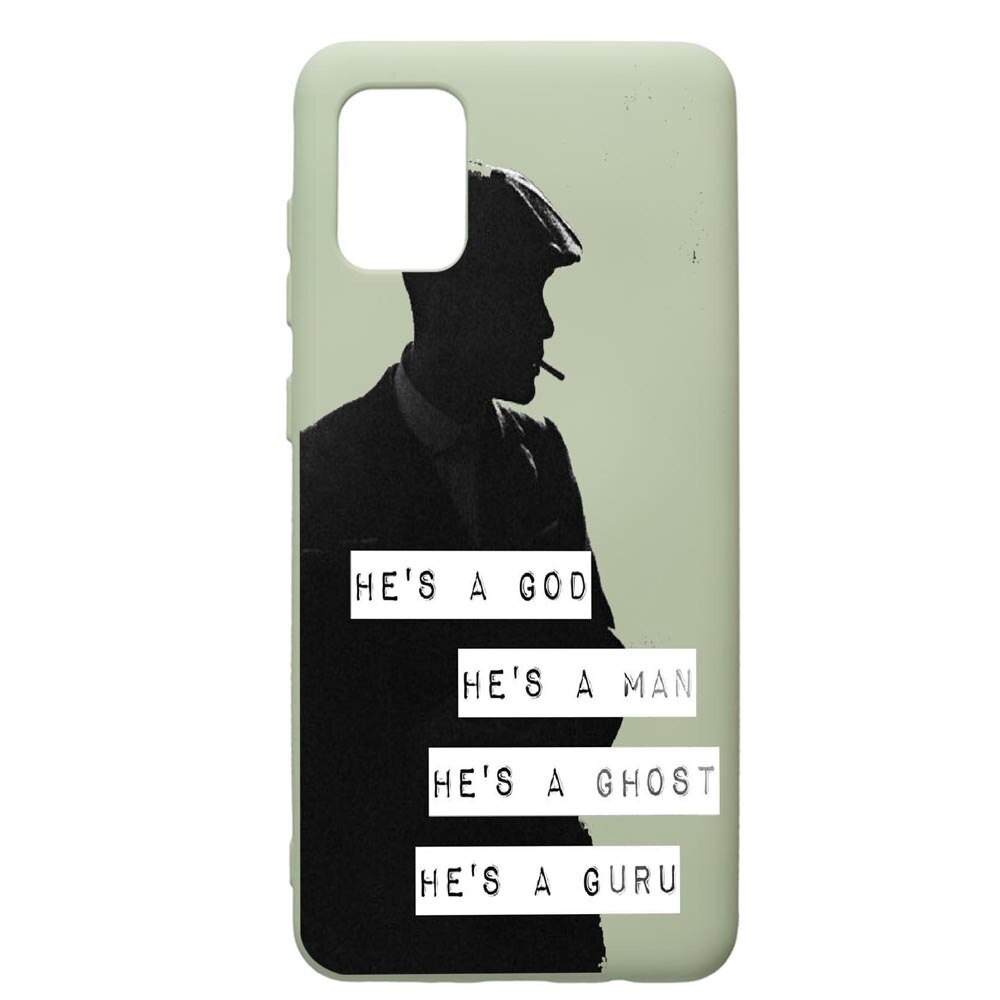 Husa de protectie Samsung Galaxy A71, Peaky Blinders, silicon, cu interiorul din material textil, protectie camera, Beryl, PGR381