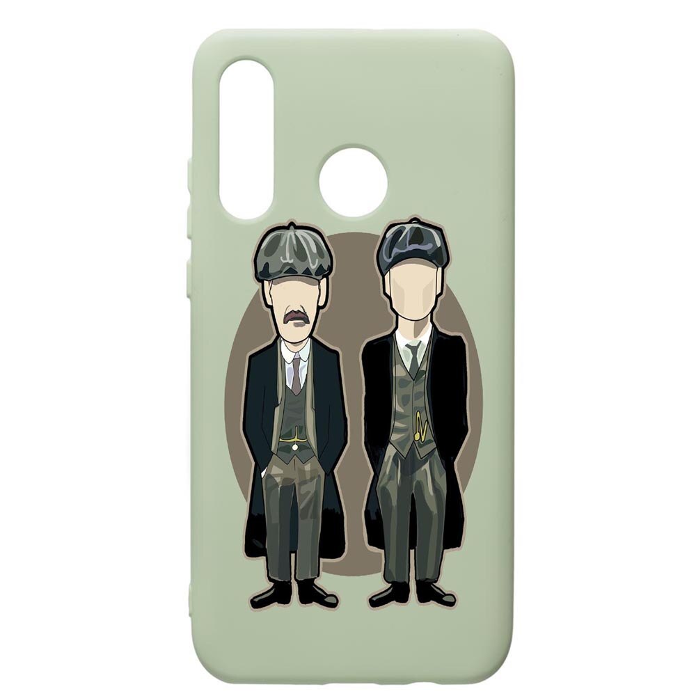 Husa de protectie Huawei P40 Lite E / Y7p, Peaky Blinders, silicon, cu interiorul din material textil, protectie camera, Beryl, PGR383