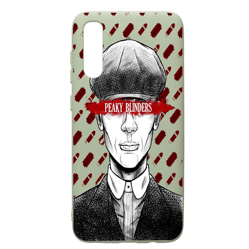 Husa de protectie Samsung Galaxy A70, Peaky Blinders, silicon, cu interiorul din material textil, protectie camera, Beryl, PGR380