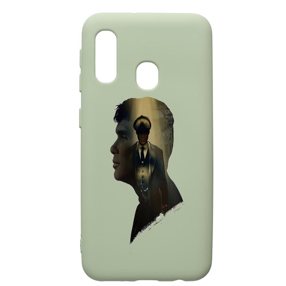 Husa de protectie Samsung Galaxy A40, Peaky Blinders, silicon, cu interiorul din material textil, protectie camera, Beryl, PGR385