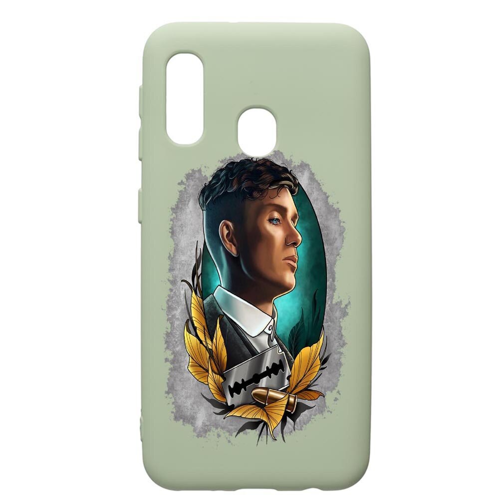 Husa de protectie Samsung Galaxy A20e, Peaky Blinders, silicon, cu interiorul din material textil, protectie camera, Beryl, PGR384