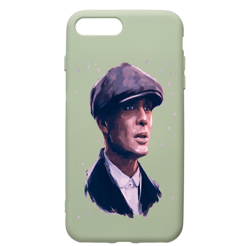 Husa de protectie Apple iPhone 8 Plus / iPhone 7 Plus, Peaky Blinders, silicon, cu interiorul din material textil, protectie camera, Beryl, PGR387