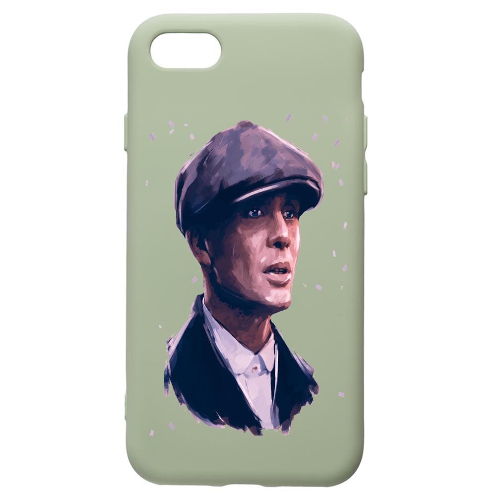 Husa de protectie Apple iPhone SE 2 / iPhone 8 / iPhone 7, Peaky Blinders, silicon, cu interiorul din material textil, protectie camera, Beryl, PGR387