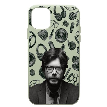 Husa de protectie Apple iPhone 11 Pro, La Casa De Papel - Profesor, silicon, cu interiorul din material textil, protectie camera, Beryl, PGR388 Husa de protectie Apple iPhone 11 Pro, La Casa De Papel - Profesor, silicon, cu interiorul din material textil, protectie camera, Beryl, PGR388