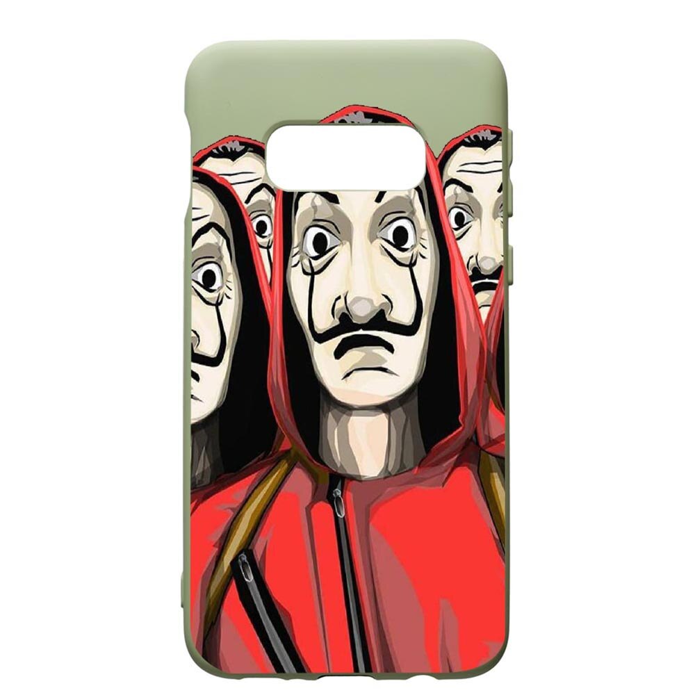 Husa de protectie Samsung Galaxy S10E, La Casa De Papel, silicon, cu interiorul din material textil, protectie camera, Beryl, PGR390