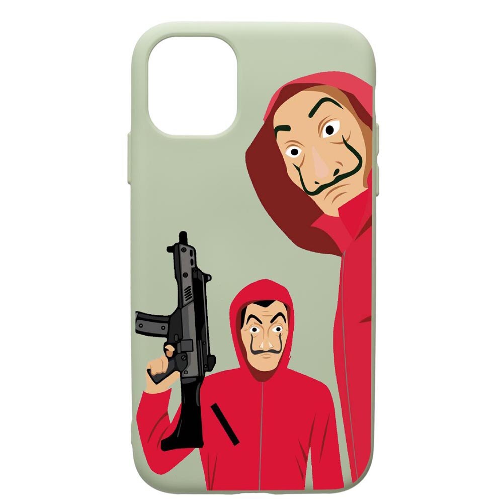 Husa de protectie Apple iPhone 12 Pro Max, La Casa De Papel, silicon, cu interiorul din material textil, protectie camera, Beryl, PGR392