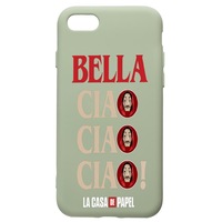 husa de protectie apple iphone se 2 iphone 8 iphone 7 la casa de papel - ciao bella silicon cu interiorul din material textil protectie camera beryl pgr391 imagen 41_0_
0