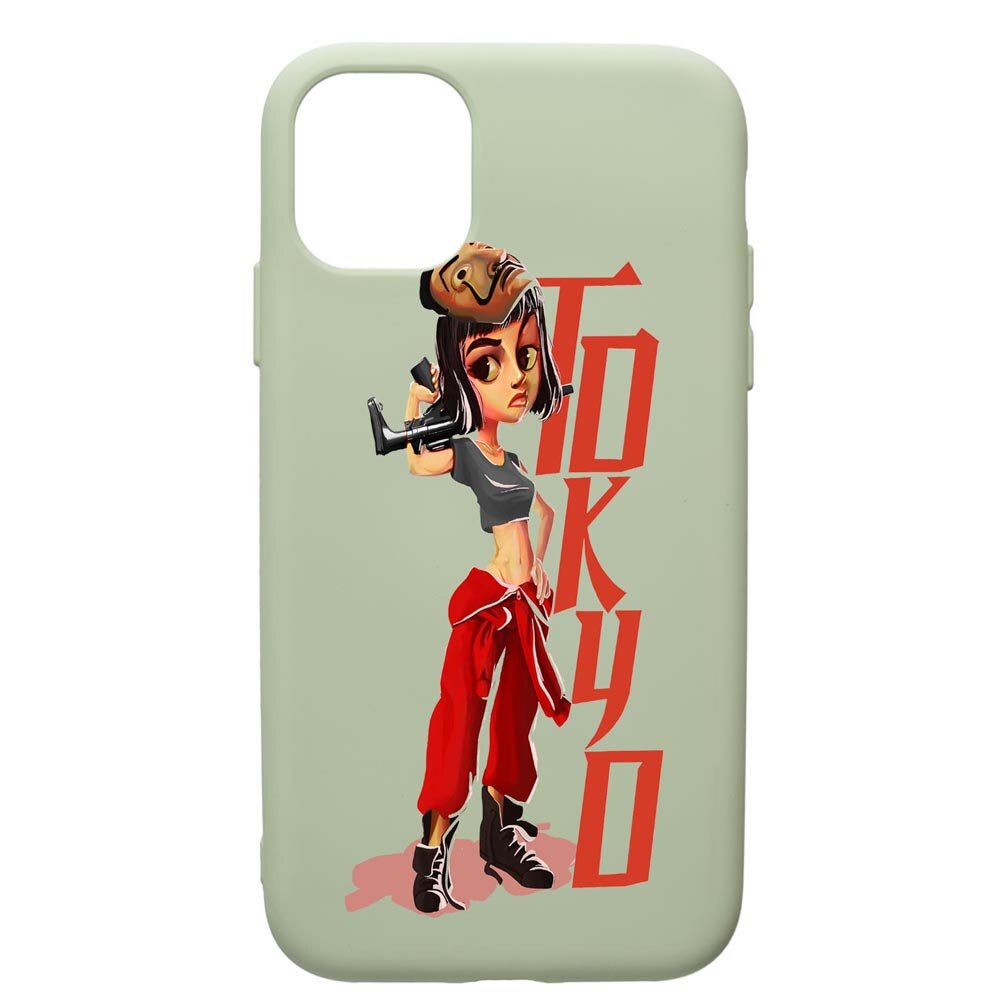 Husa de protectie Apple iPhone 12 Pro Max, La Casa De Papel, silicon, cu interiorul din material textil, protectie camera, Beryl, PGR394