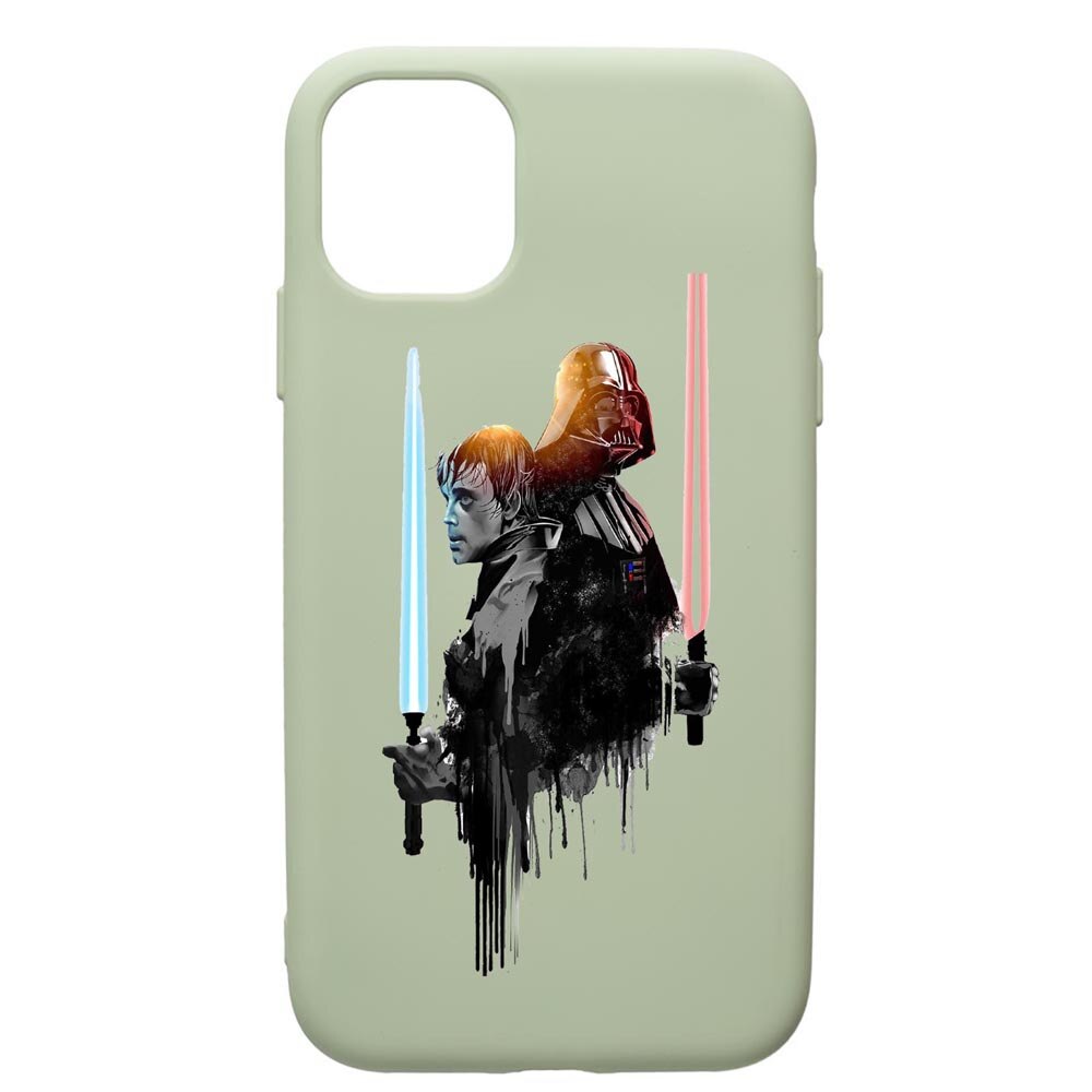 Husa de protectie Apple iPhone 11 Pro Max, Star Wars Darth Vader Luke, silicon, cu interiorul din material textil, protectie camera, Beryl, PGR398