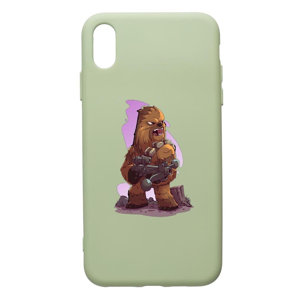 Husa de protectie Huawei Y5 2019, Star Wars Chewbacca, silicon, cu interiorul din material textil, protectie camera, Beryl, PGR401