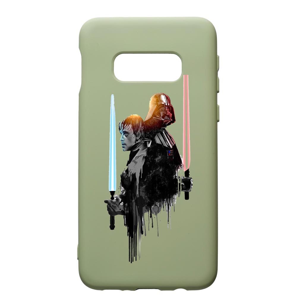 Husa de protectie Samsung Galaxy S10E, Star Wars Darth Vader Luke, silicon, cu interiorul din material textil, protectie camera, Beryl, PGR398