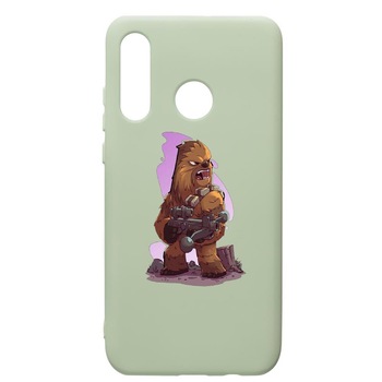 Husa de protectie Huawei P30 Lite, Star Wars Chewbacca, silicon, cu interiorul din material textil, protectie camera, Beryl, PGR401 Husa de protectie Huawei P30 Lite, Star Wars Chewbacca, silicon, cu interiorul din material textil, protectie camera, Beryl, PGR401