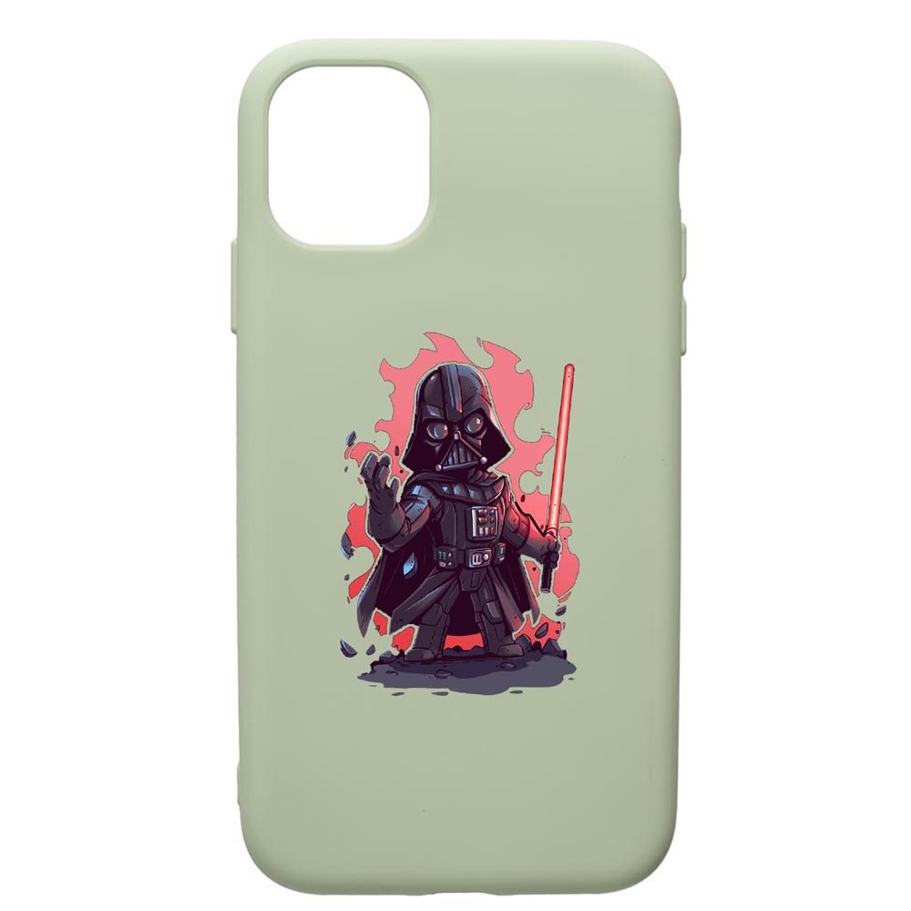 Husa de protectie Apple iPhone 11 Pro, Star Wars Darth Vader, silicon, cu interiorul din material textil, protectie camera, Beryl, PGR402