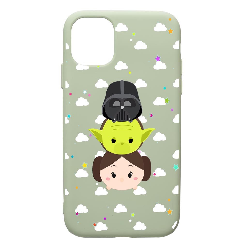 Husa de protectie Apple iPhone 12 Pro, Star Wars, silicon, cu interiorul din material textil, protectie camera, Beryl, PGR404