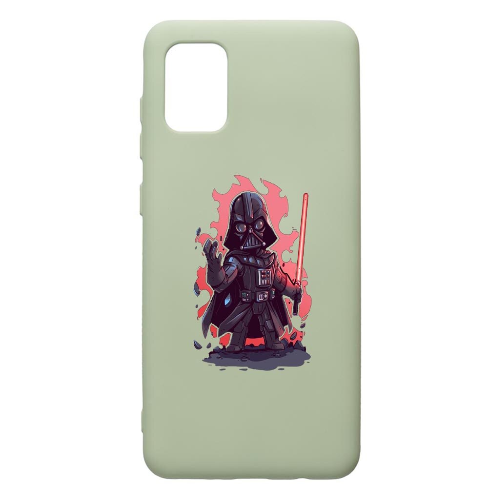 Husa de protectie Samsung Galaxy A41, Star Wars Darth Vader, silicon, cu interiorul din material textil, protectie camera, Beryl, PGR402