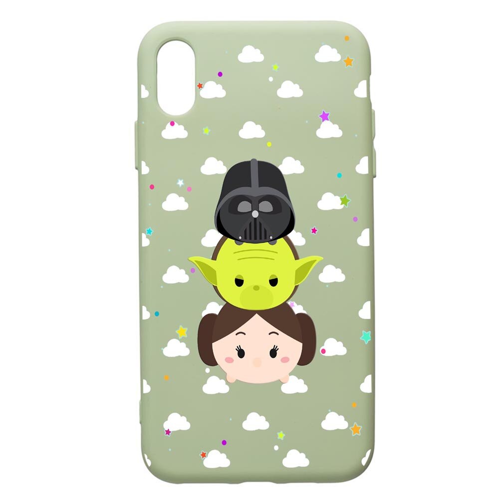 Husa de protectie Apple iPhone XR, Star Wars, silicon, cu interiorul din material textil, protectie camera, Beryl, PGR404