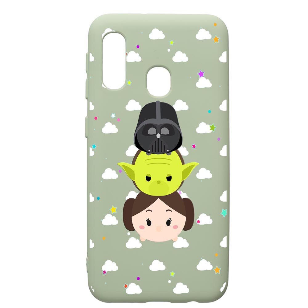 Husa de protectie Samsung Galaxy A40, Star Wars, silicon, cu interiorul din material textil, protectie camera, Beryl, PGR404