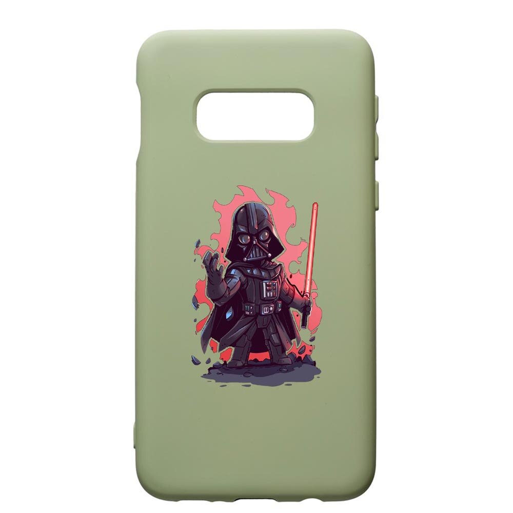 Husa de protectie Samsung Galaxy S10, Star Wars Darth Vader, silicon, cu interiorul din material textil, protectie camera, Beryl, PGR402