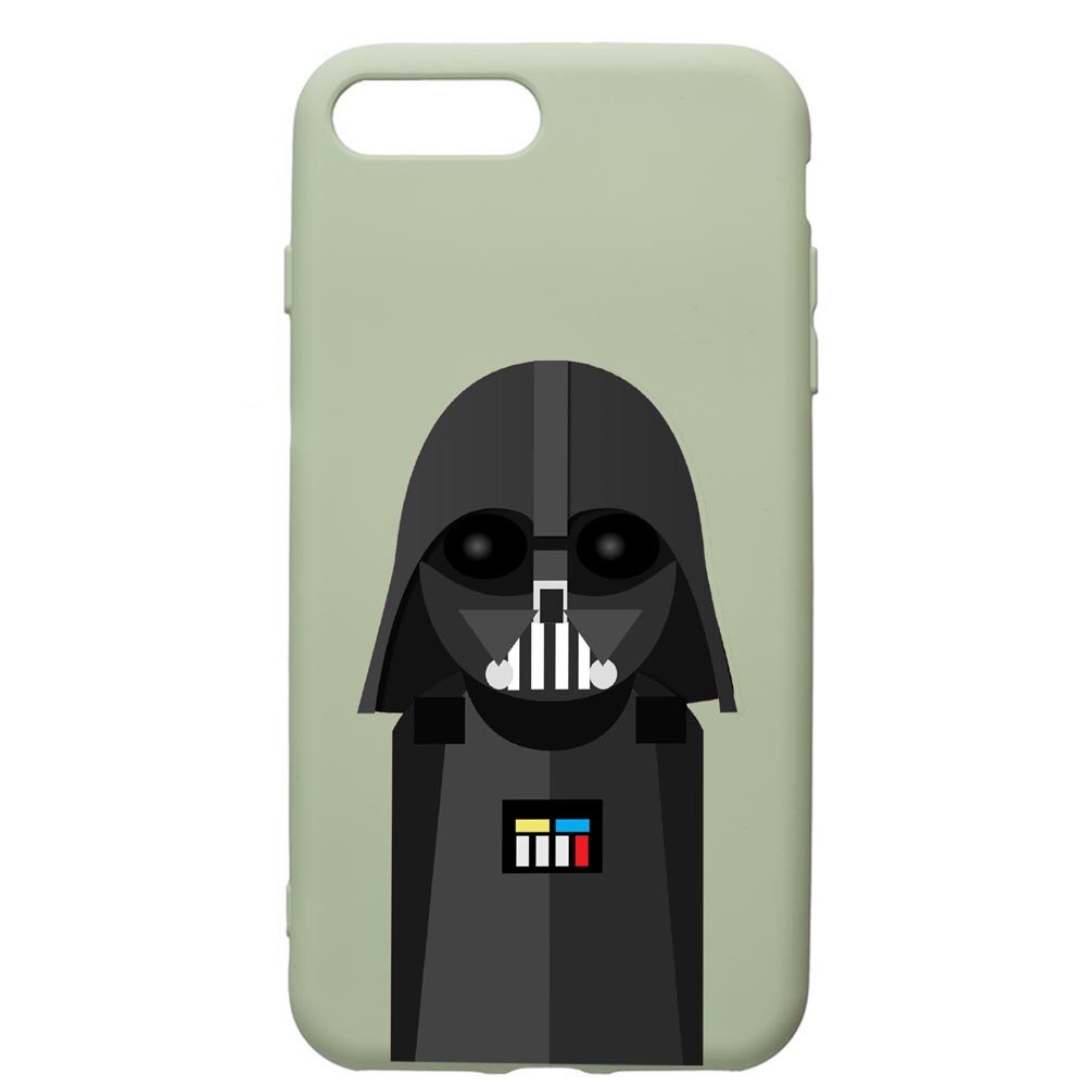 Husa de protectie Apple iPhone 8 Plus / iPhone 7 Plus, Star Wars Darth Vader, silicon, cu interiorul din material textil, protectie camera, Beryl, PGR405