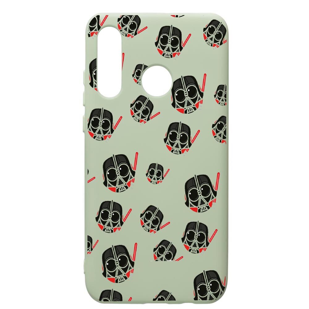 Husa de protectie Huawei P30 Lite, Star Wars Darth Vader, silicon, cu interiorul din material textil, protectie camera, Beryl, PGR419