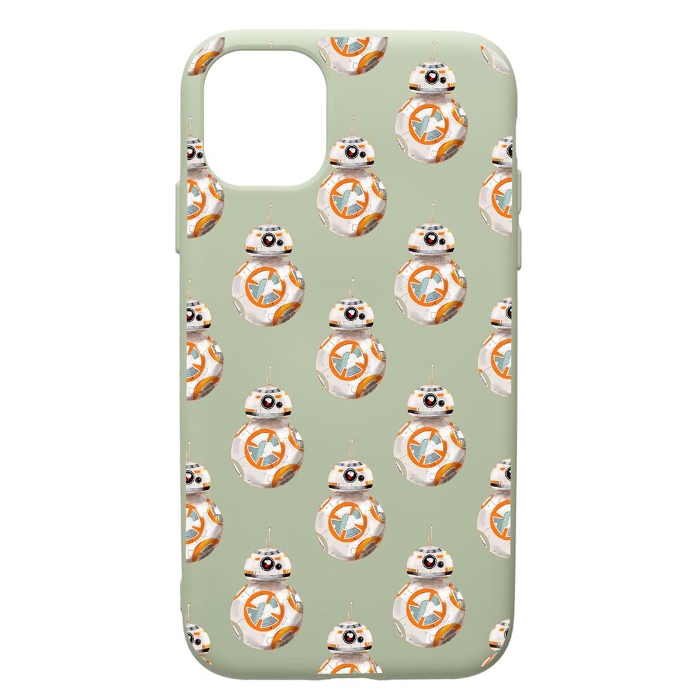 Husa de protectie Apple iPhone 12 Mini, Star Wars Droids, silicon, cu interiorul din material textil, protectie camera, Beryl, PGR421